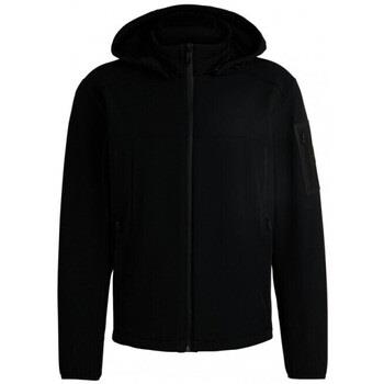 Sweat-shirt BOSS VESTE ZIPPÉE À CAPUCHE DÉPERLANTE NOIRE J_ZEM