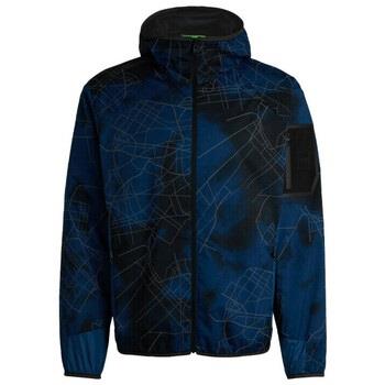 Sweat-shirt BOSS VESTE ZIPPÉE BLEUE AVEC IMPRIMÉ DE LA SAISON J_RODERS