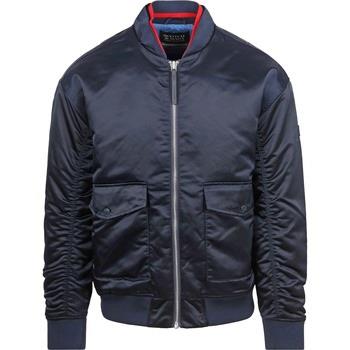 Sweat-shirt Scotch &amp; Soda Satin Bomberjack Marine