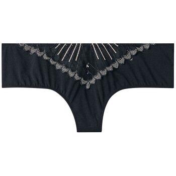 Shorties &amp; boxers Pomm'poire Shorty tanga noir Indécise