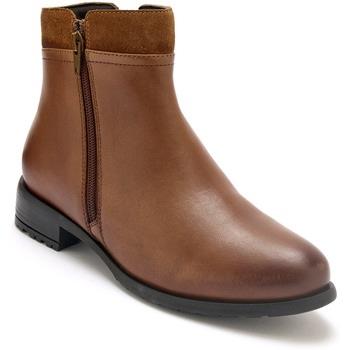 Bottines Pediconfort Boots double zip en cuir