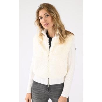 Blouson Moose Knuckles Blouson Laine DUA BUNNY blanc-047979