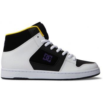 Chaussures de Skate DC Shoes MANTECA 4 HI black white purple