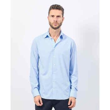 Chemise Bugatti Men's Shirt with Narrow Stripes