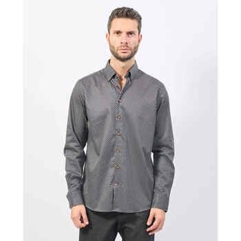 Chemise Bugatti Chemise homme à micro motif multicolore