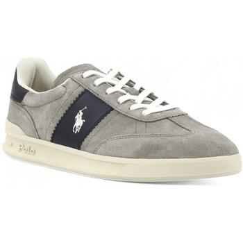 Chaussures Ralph Lauren Suede Sneaker Uomo Gray Navy 809954903001