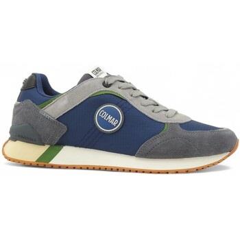 Chaussures Colmar Running Suede Sneaker Uomo Denim Grey TRAVISPLUSSHAD...