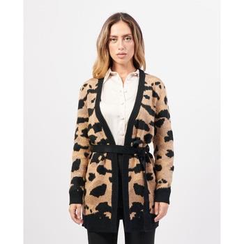 Gilet Gaudi Cardigan jacquard à imprimé animalier