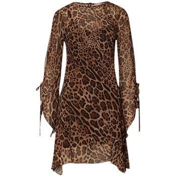 Robe Liu Jo Robe courte animalier en tulle