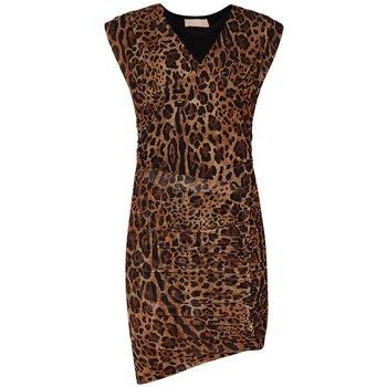 Robe Liu Jo Robe courte animalier en tulle