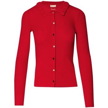 Gilet Liu Jo Cardigan rouge avec col