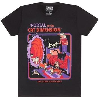 T-shirt Steven Rhodes Portal To The Cat Dimension