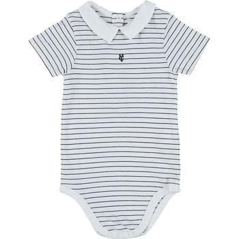 Bodys Cyrillus Body col bleu, blanc