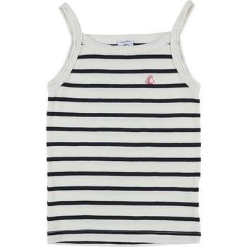 Maillots de corps Petit Bateau Maillot de corps bleu, blanc