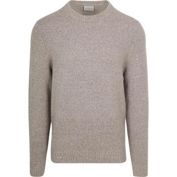 Sweat-shirt Suitable Pull-over Laine Boiled Taupe