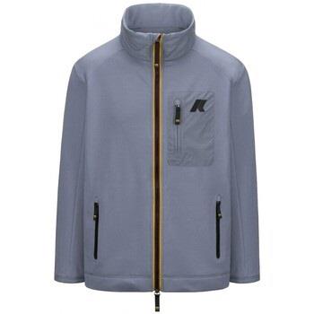 Sweat-shirt K-Way Sweat Lecrey Gris Bleu Avio