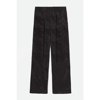 Pantalon Le Temps des Cerises Pantalon clemati en jacquard noir