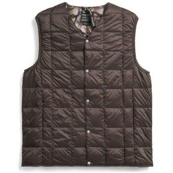 Gilet Taion Gilet Basic V Neck Dark Chocolate