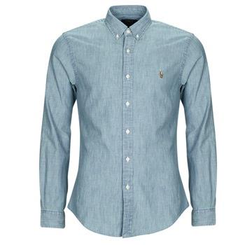 Chemise Polo Ralph Lauren CHEMISE COUPE SLIM EN DENIM