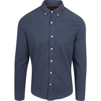 Chemise Suitable Chemise Flanelle Bleu Foncé