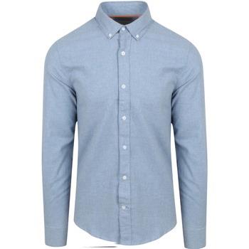 Chemise Suitable Chemise Flanelle Bleu Clair