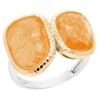 Bijoux Orusbijoux Bague Tandem Argent Doré Pêche