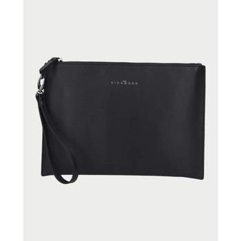 Pochette John Richmond Leather Clutch with Drawstring