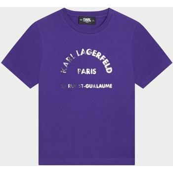 T-shirt enfant Karl Lagerfeld T-shirt col rond pour enfant