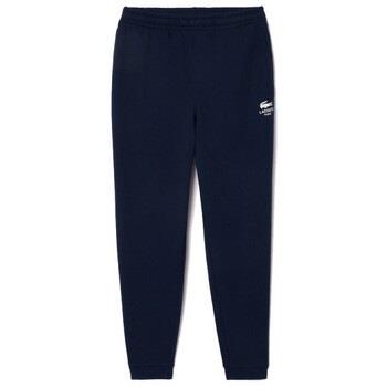 Pantalon Lacoste PANTALON DE SURVÊTEMENT TAPERED FIT BLEU MARINE