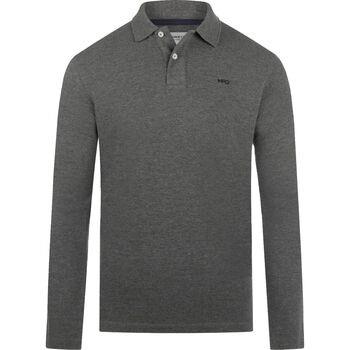 Sweat-shirt Mcgregor Long Sleeve Poloshirt Anthracite