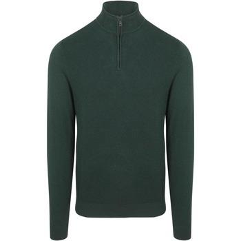 Sweat-shirt Mcgregor Pull Half Zip Laine Merinos Vert Pine