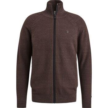 Sweat-shirt Cast Iron Cardigan Knitted Marron