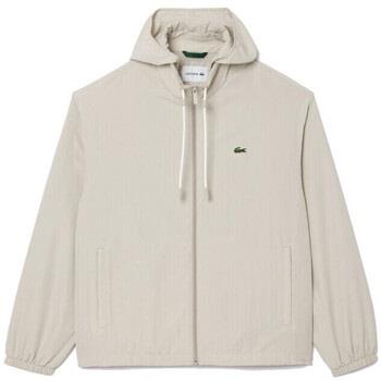 Manteau Lacoste VESTE SPORTSUIT A CAPUCHE AMOVIBLE GRISE