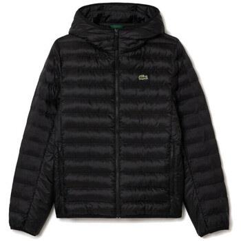 Manteau Lacoste DOUDOUNE À CAPUCHE REMBOURRÉE DÉPERLANTE NOIRE