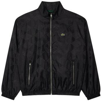 Manteau Lacoste VESTE SPORTSUIT COURTE À MONOGRAMME NOIRE