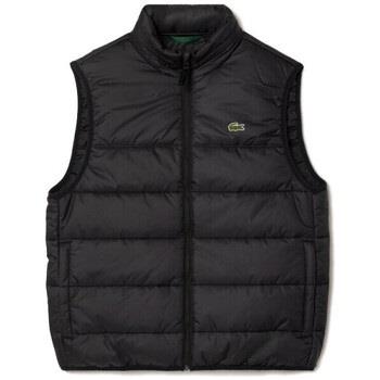 Manteau Lacoste DOUDOUNE SANS MANCHE DÉPERLANTE NOIRE