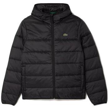 Manteau Lacoste DOUDOUNE MATELASSÉE DÉPERLANTE NOIRE