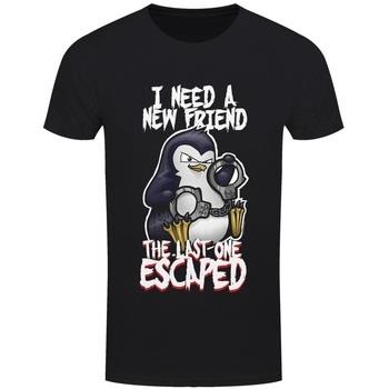 T-shirt Psycho Penguin I Need A New Friend