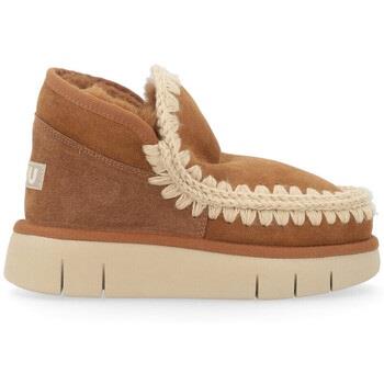 Boots Mou Baskets Botte Eskimo Bounce en peau de mouton marron