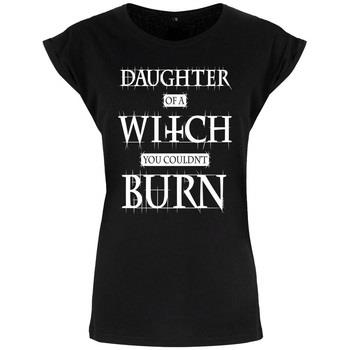 T-shirt Grindstore Daughter Of A Witch You Couldn't Burn