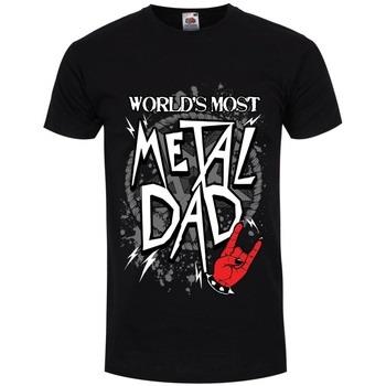 T-shirt Grindstore Worlds Most Metal Dad