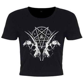 Debardeur Grindstore Goat Skull Pentagram