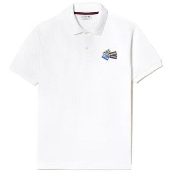 T-shirt Lacoste POLO L.12.12 BLANC EN PETIT PIQUÉ DE COTON AVEC BADG