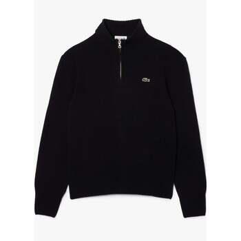 Sweat-shirt Lacoste Pull camionneur noir