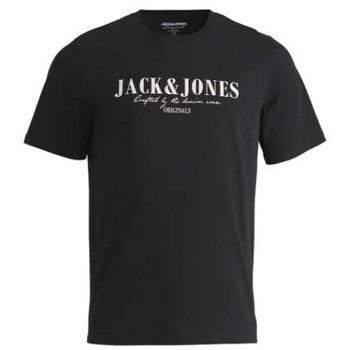 T-shirt Jack &amp; Jones TEE SHIRT JORHAN TEE SS CREW - CANNOLI CREAM ...