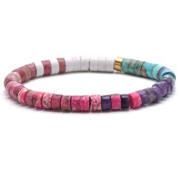 Bracelets Sixtystones Bracelet Tube Acier Doré-Small-16cm