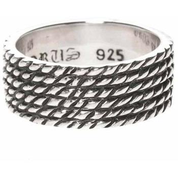 Bijoux Orusbijoux Bague Jonc écailles Argent Homme