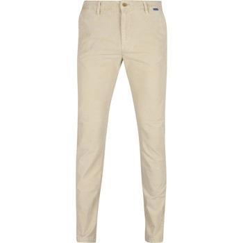 Pantalon Mac Chino Griffin Corduroy Ecru