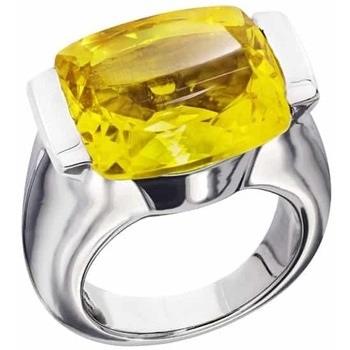 Bijoux Orusbijoux Bague Maia Argent Pierre Quartz Jaune