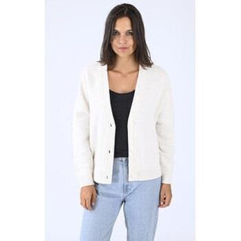 Gilet Les Tricots De Lea Gilet boutonné laine écru-047767